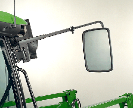 Telescopic mirror mounted on 5020 Series Cab