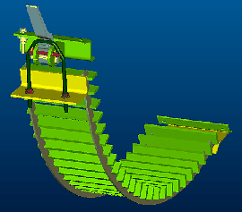 Concave insert for round-bar concaves