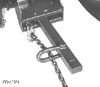 Safety chain support