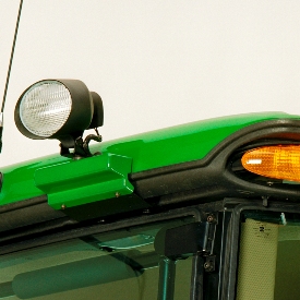 Side roof-mounted floodlights