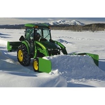 Loader Mounted Snow Pusher