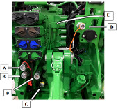 Auxiliary hydraulic couplers (8R shown)