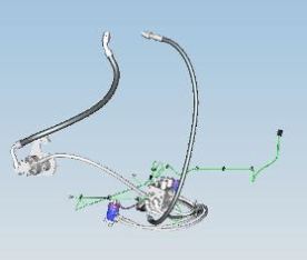 Hydraulics and electrics for spreaders