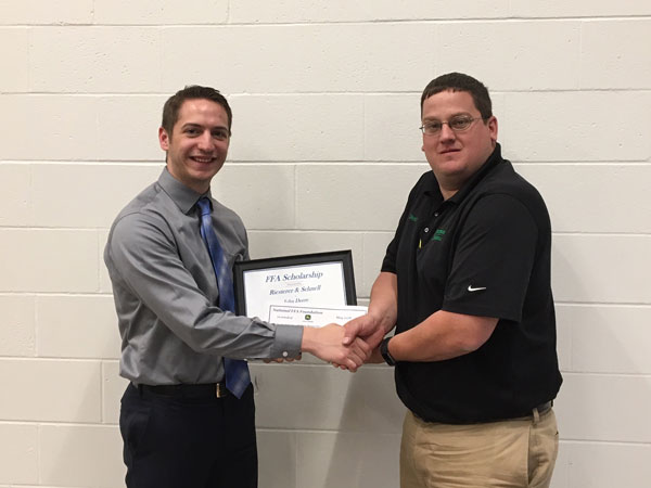 Andrew Baregender Receives National FFA Scholarship