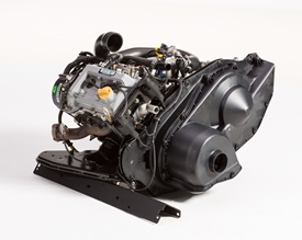 586-cc (35.8-cu in.) gasoline engine