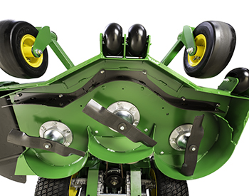 Mower deck underside (W48M mower shown)