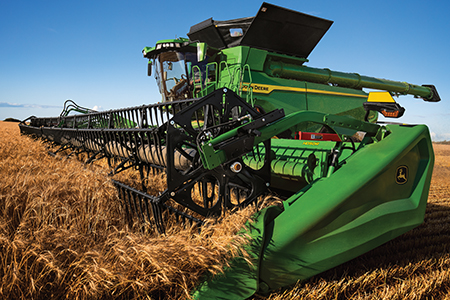 X Series Combine with 15.2-m (50-ft) draper