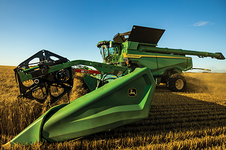 X Series Combine with 15.2-m (50-ft) draper