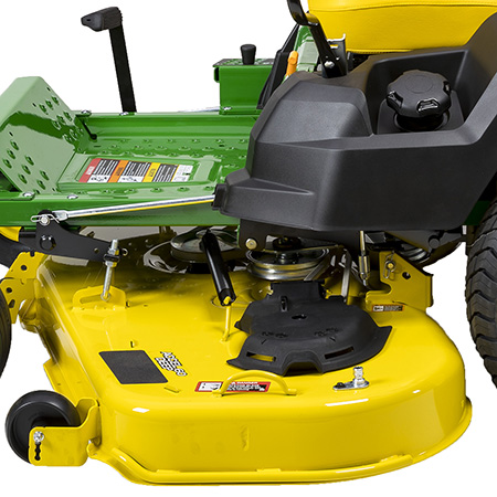 Accel Deep Mower Deck, trim side