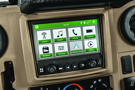 Automotive grade touchscreen entertainment system