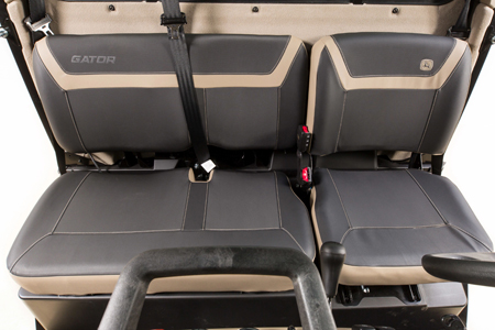 40/60 split three-passenger bench seat (shown on XUV 845R)