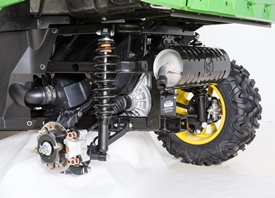 XUV rear suspension detail