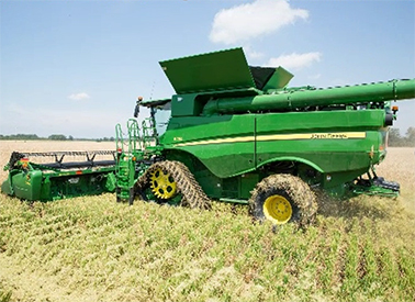 Continue harvesting, even in muddy conditions